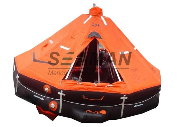Buy cheap Marine Davit - Launched SOLAS Inflatable Life Raft 15 / 16 / 20 / 25 Person Capasity from wholesalers