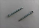 6mm Flat Head Self Drilling Screws , Stainless Steel Self Threading Screw Cross