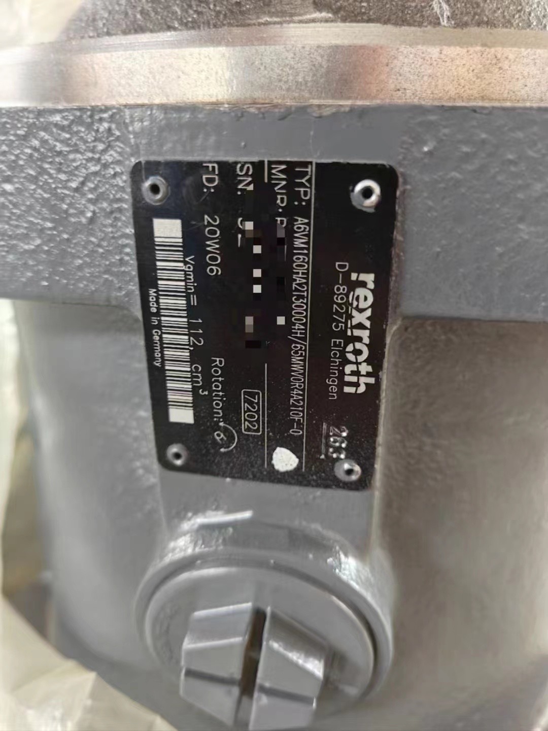 A6VM160HA2T Hydraulic Pump REXROTH Rexroth Hydraulic Motor A6VM80 Axial Piston Hydraulic Motor Rexroth A6VM Variable Mot