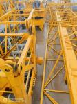 Yellow Zhonglian Flat Head Tower Crane for Site Construction 18 Years of