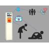 Buy cheap Wall Mounted Smart Reverse Pharmacy Vending Machine Supply AED Pack from wholesalers