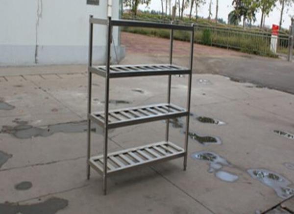 Buy cheap Disassembly Supermarket Stainless Steel Display Racks Kitchen Pot Shelf from wholesalers