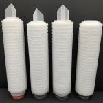 RO Prefiltration Food Beverage Industry 0.22um Pleated Filter Cartridge