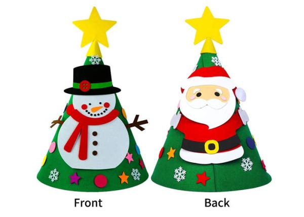Buy cheap Kids New Year Gift EN71 Diy Felt Christmas Tree Ornaments from wholesalers