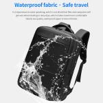 Factory selling custom logo men's waterproof business travel 15.6-inch laptop