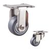Buy cheap 40mm 66LBS Anticorrosive Threaded Stem TPR Caster Light Duty 304 Stainless Steel Swivel from wholesalers