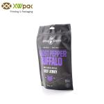 Food Grade Stand Up Pouches Matte Black Coffee Bags With Bottom Sealing 7mm