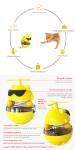 Electric Cat Treat Dispenser Toy / ABS Rechargeable Tumbler Pet Toy ODM