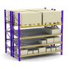 Buy cheap 500kg Roller Storage Rack 2500mm Warehouse Roller Rack System from wholesalers