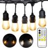 Buy cheap LED Christmas Light String Festival Decoration Waterproof IP65 S14 3500K Dimmable Connectable Remote Control Edison Light from wholesalers