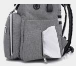 2 In1 Infant Baby Diaper Backpack Mami Mummy Bag With USB Charger