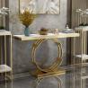 Buy cheap Contemporary Marble Console Tables With Stainless Steel - Elegant Design from wholesalers