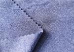 Soft 160GSM Grey Cationic Melange Polyester Spandex Fabric For T-Shirt