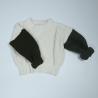 Buy cheap 100% Cotton Custom Made Sweaters Color Matching Cozy Puff Sleeve Sweater For Toddler Girls from wholesalers