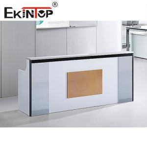 China Aluminium Alloy Reception Counter Table , Office Reception Desk MDF Painting on sale