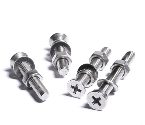 China Manufacturer Stainless Steel Cross Countersunk Head Screw Fastener Pan