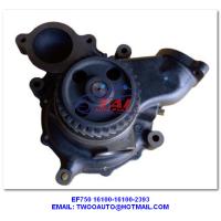 Buy cheap Truck Car Power Steering Pump , Cooling Water Pump Type For Hino Ef750 product