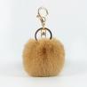 Buy cheap Electroplated Key Chain Ornaments , Pom Pom Fur Ball Keychain 0.02kg from wholesalers