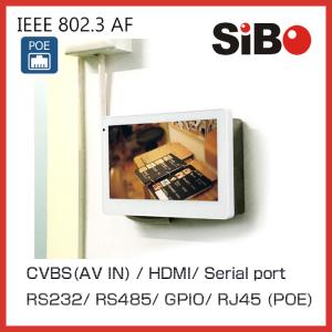 Wholesale Wall Mounted 7 Inch Industrial Control Terminal Android 6 Panel With POE 802.3af 48V from china suppliers