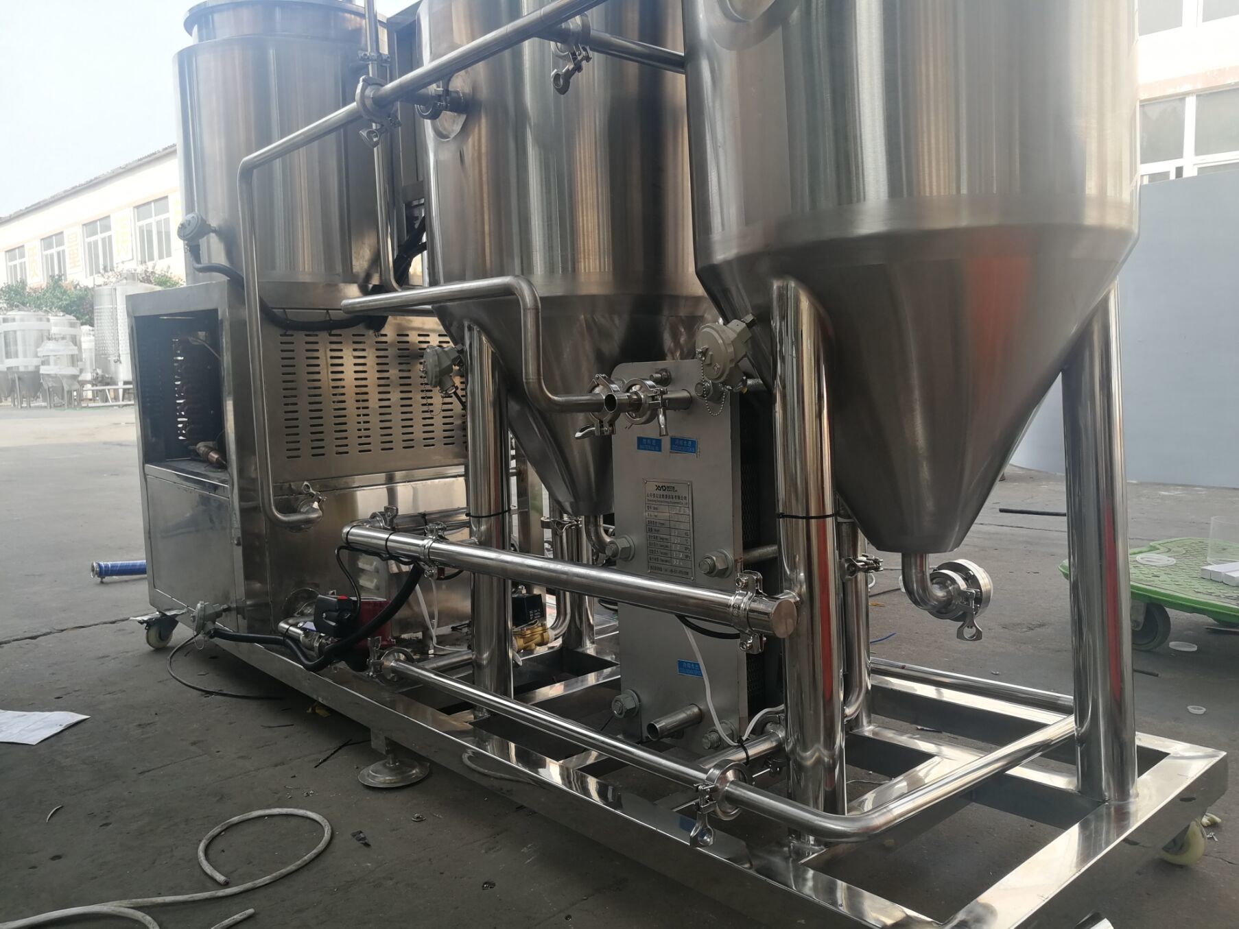 15 Gallon Home Beer Brewing Equipment 50L One Set For Brewhouse Sus 304 Material