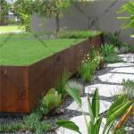 Anti Corrosion 1.6mm Corten Steel Border Edging Rusty Metal Landscape Edging