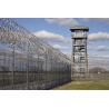 Buy cheap 6ft High Chain Link Fence , CE Green Steel Razor Wire Fence from wholesalers