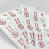 Buy cheap Permanent Warning Label Stickers Waterproof 60 X 50mm Fragile Packaging Labels from wholesalers