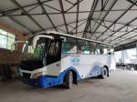 Used Shuttle Bus Front Engine 41 Seats Sliding Window Air Conditioner Leaf