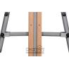 Buy cheap wooden street lamp outdoor fitness rider from wholesalers