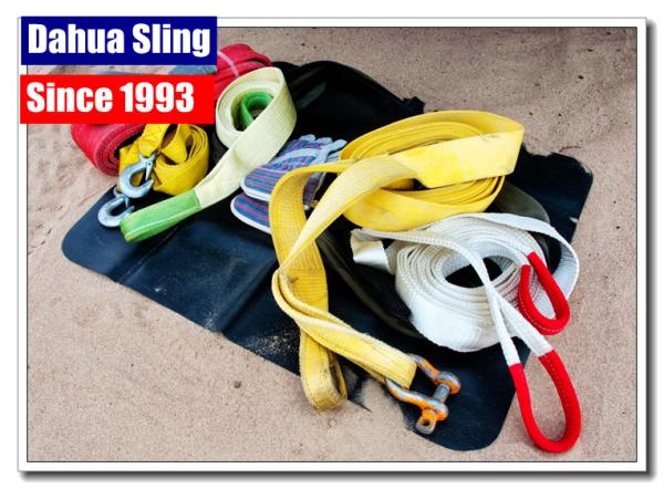 Buy cheap Durable 50mm Motorcycle Recovery Tow Straps Kinetic Snatch Strap Acid Resistance from wholesalers