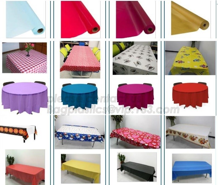 Lovely 108cm disposable Birthday tablecloth Cartoon Winnie the pooh kids happy birthday party plastic tablecover supplie