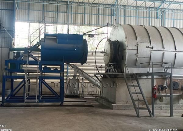 Buy cheap 30 Ton Car Tire Pyrolysis Machine To Convert Plastic To Fuel from wholesalers