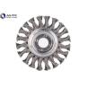Buy cheap 4 Inch Twisted Knotted Wire Brush For Polishing Custom Color Crimped Wire Wheel Brush Metal High Tensile Polishing Steel from wholesalers