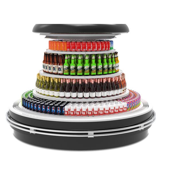 Buy cheap 1059L Round Type Multideck Display Refrigerator For Supermarket from wholesalers