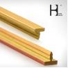 Buy cheap Golden Heat Resistant Brass T Profile ODM CuZn39Pb3 T Bar Tile Trim from wholesalers