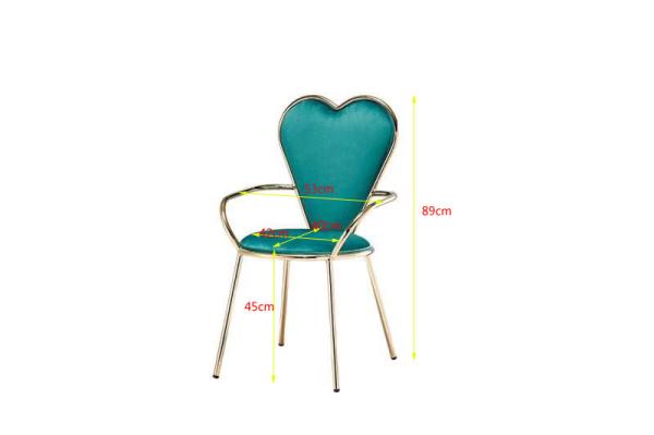 Buy cheap Modern Simple 89cm 40cm Wrought Iron Dining Chair from wholesalers