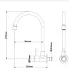 Buy cheap china stainless steel hot sale single handle kitchen faucet new design from wholesalers