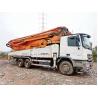 Buy cheap Green Safe Operation Mobile Concrete Pump Truck Long Lasting Heavy Concrete Boom Pump Truck from wholesalers