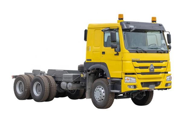 Buy cheap Yellow 10 Tires Truck Tractor Head HW76 371Hp Tractor Trailer Diesel Engine from wholesalers