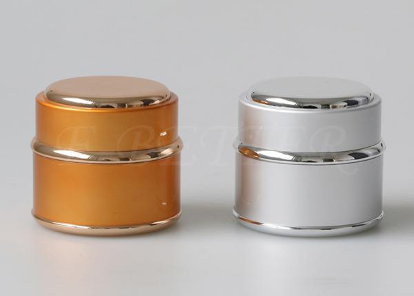Buy cheap Luxury Empty Glass Lip Balm Containers PP Plastic Material Silver Color from wholesalers