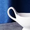 Buy cheap Irregular SAVALL White Porcelain Gravy Boat Ceramic Gravy Jug from wholesalers
