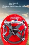 Safety Helmet V Shaped Breathable ABS Anti Smashing Breathable Construction Site