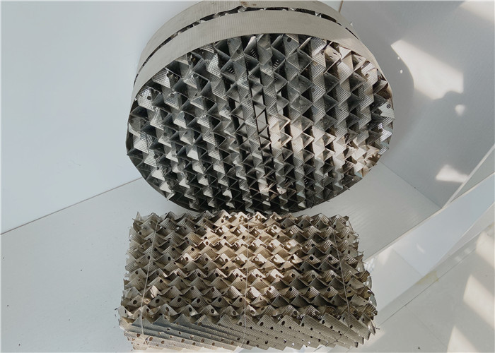Corrugated Structure Packing Column For Scrubbing And Stripping Oem