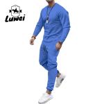 Activewear Men Sportswear Set Custom Polyester Cotton Plus Size Set
