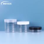 100ml 200ml Food Grade Eco Friendly Cream Jar Cosmetic , Transparent Plastic Jar