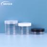 Buy cheap 100ml 200ml Food Grade Eco Friendly Cream Jar Cosmetic , Transparent Plastic Jar With Lid from wholesalers