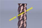 Buy cheap HRC65 45 Degree Drill End Mill , High Speed End Mills Carbide Cutting Bit from wholesalers