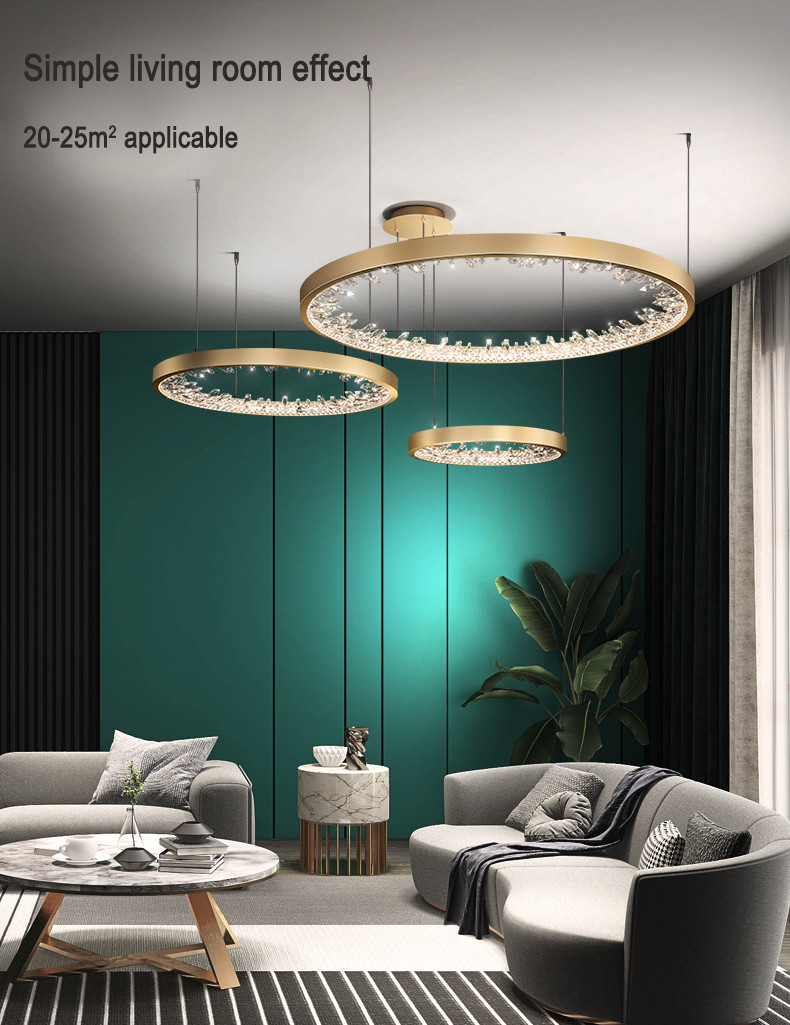 Modern Creative Crystal Chandelier Living Room Home Indoor Luxury Chandelier(WH-MI-402)