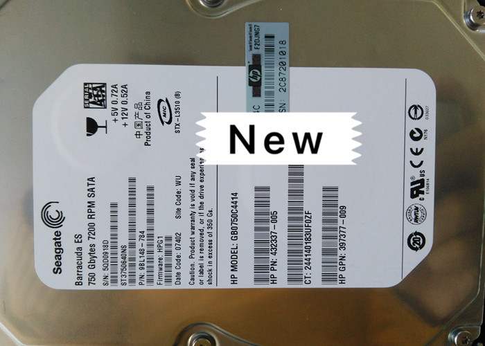 432341-B21 432401-001 HP Hard Disk 7.2K 3.5 Inch SATA 750GB Large Capacity