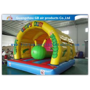 Buy cheap PVC Waterproof Caterpillar Inflatable Bouncy Castle Moonwalks For Kids from wholesalers